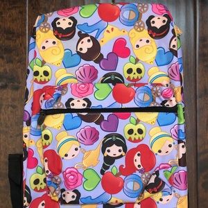 Disney Princess Emoji Print Backpack